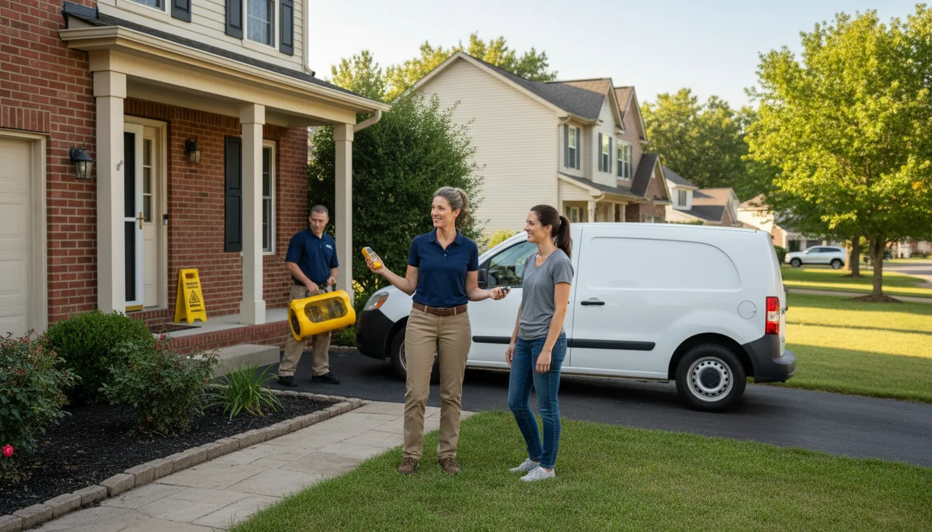 Residential water damage restoration in Sturgis, KY